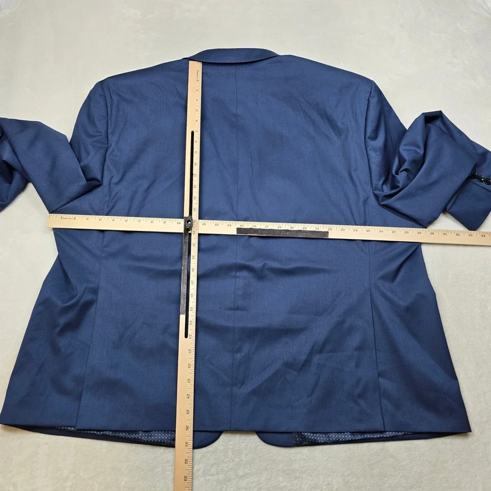 Shaquille O'Neal XLG‎ Blazer Mens 56S 56 Blue Sport Coat Two Button Lined